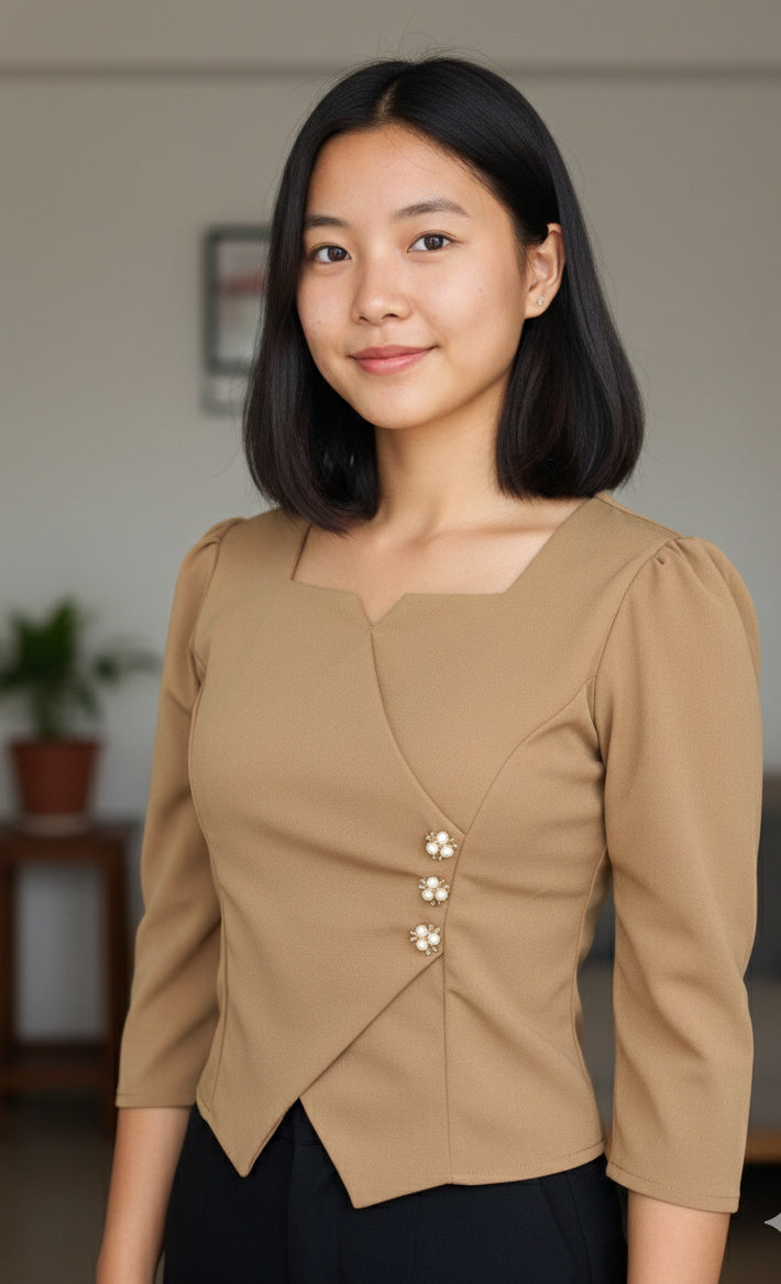 Side buttons mizo top(Premium)