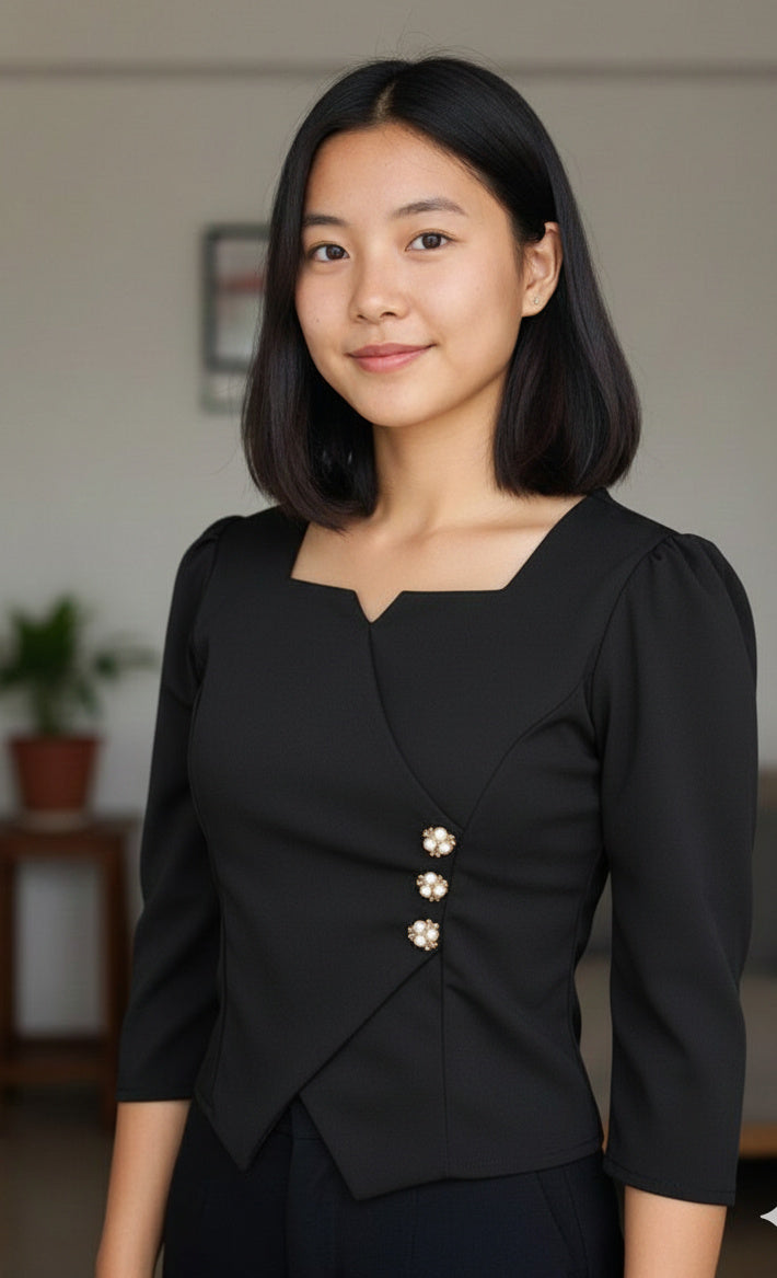 Side buttons mizo top(Premium)