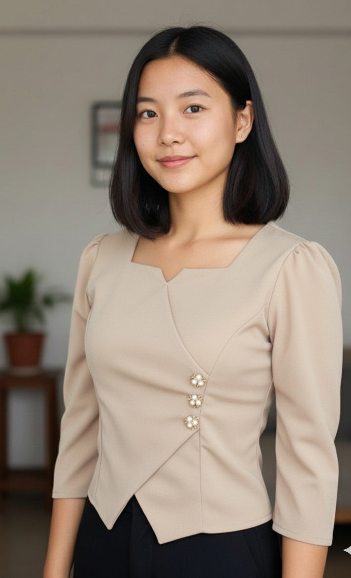 Side buttons mizo top(Premium)