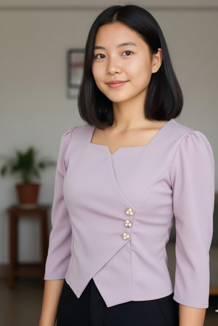 Side buttons mizo top(Premium)